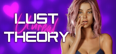 Unreal Lust Theory official title artwork with a clothed character