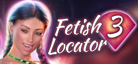 Fetish Locator Week Three official title artwork and a character portrait